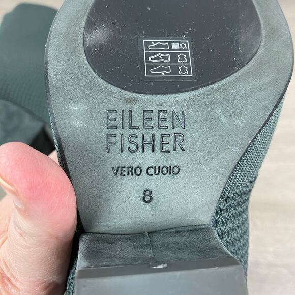 Eileen Fisher Graphite Gray Dahlia Sock Bootie Sz.8 NWOB - Picture 10 of 11